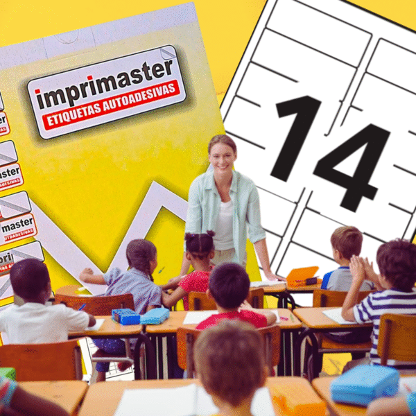 Etiquetas Adesivas Imprimaster A4 - 99,1 X 38,1mm | Cx 100 Folhas | 1400 Etiquetas - Imagem 5
