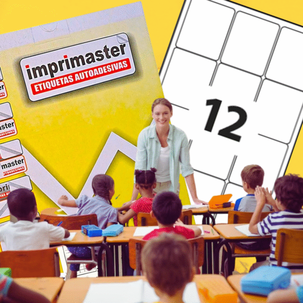 Etiquetas Adesivas Imprimaster A4 - 63,5 X 72mm - Cx 100 Folhas - 1200 Etiquetas - Imagem 8
