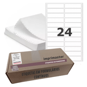 Etiqueta Matricial 30252002 2c Imprimaster 89x23 Mm C/12000 Etiquetas - Cor: Branco Fosco
