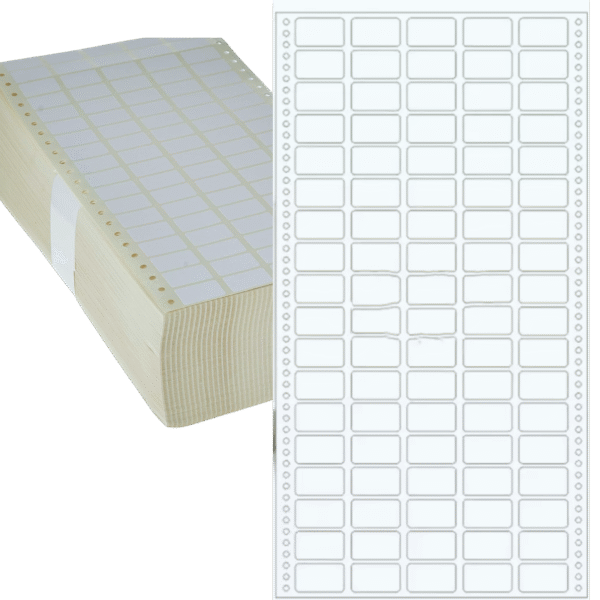 Etiqueta Matricial 3020102 5c Imprimaster 26 X 15 Mm C/45000 Cor Branco Fosco - Imagem 5
