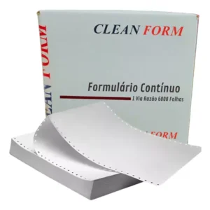Formulário Continuo 1 Via Razão 240 X 140 C/ 6.000 Folhas