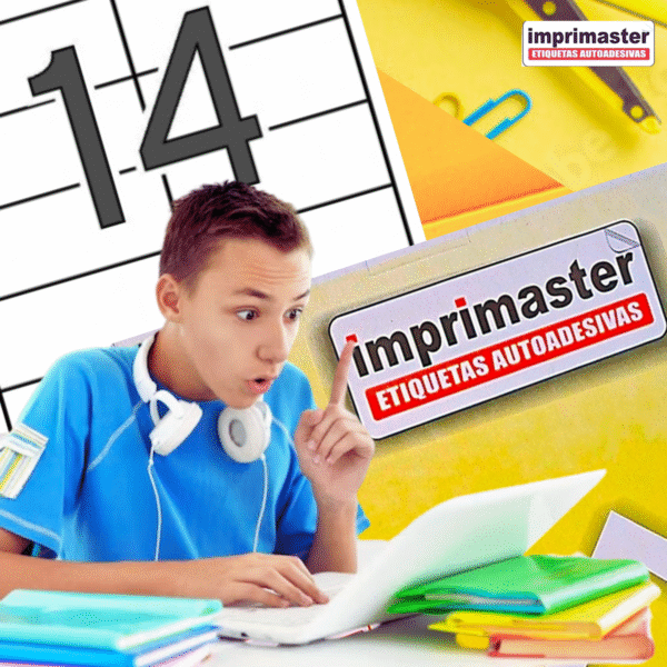 Etiquetas Adesivas Imprimaster A4 - 105 X 41,0mm - Cx 100 Folhas - 1400 Etiquetas - Imagem 7