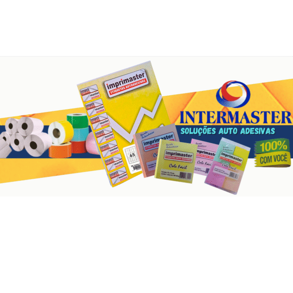Etiquetas Adesivas Imprimaster A4 -  210 X 297mm - Cx 100 Folhas - 100 Etiquetas - Imagem 9