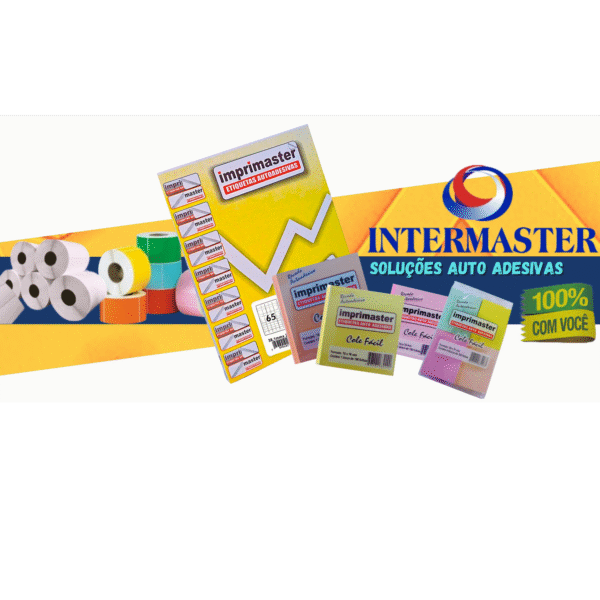 Etiquetas Adesivas Imprimaster A4 - 105 X 41,0mm - Cx 100 Folhas - 1400 Etiquetas - Imagem 10