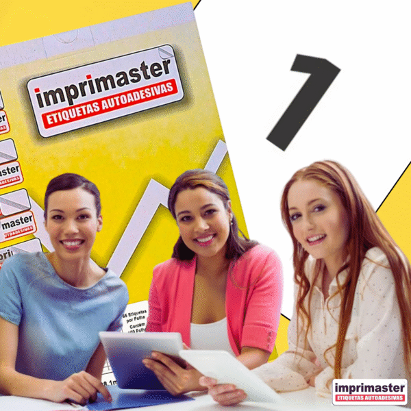 Etiquetas Adesivas Imprimaster Carta - 215,9 x 279,4mm - Cx 100 Folhas - 100 Etiquetas - Imagem 2