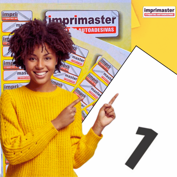Etiquetas Adesivas Imprimaster Carta - 215,9 x 279,4mm - Cx 100 Folhas - 100 Etiquetas - Imagem 4