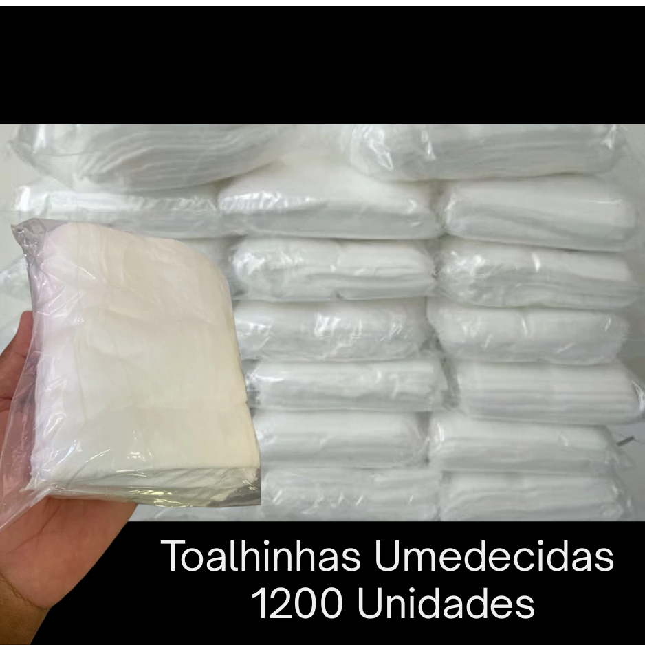Lenço Umedecido Atacado 1200 Toalhas Limpeza Delicada E Eficaz - Imagem 8